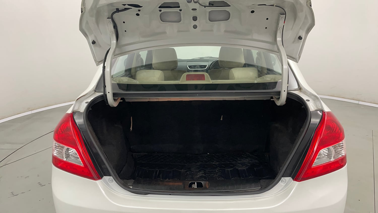 Used 2013 Maruti Suzuki Swift Dzire VXI Petrol Manual interior DICKY INSIDE VIEW