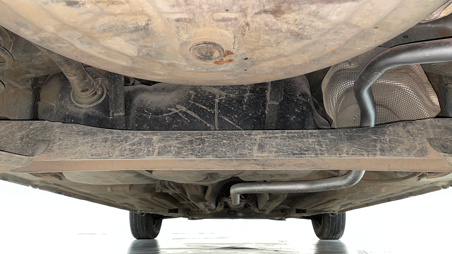 Used 2014 Nissan Micra Active XL Petrol Manual extra REAR UNDERBODY VIEW (TAKEN FROM REAR)