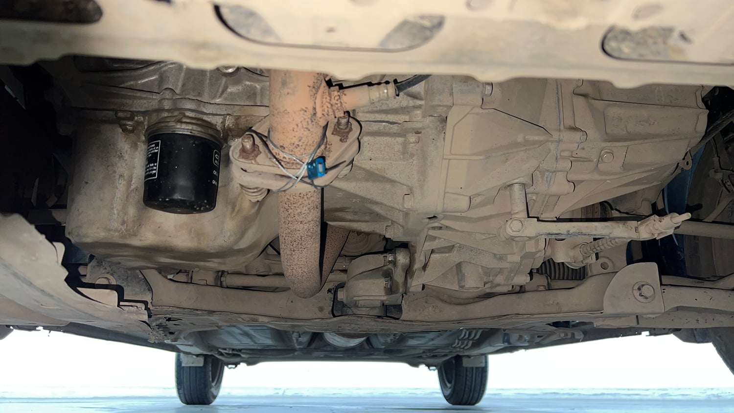 Used 2018 Maruti Suzuki Baleno Delta 1.2 Petrol Manual extra FRONT LEFT UNDERBODY VIEW