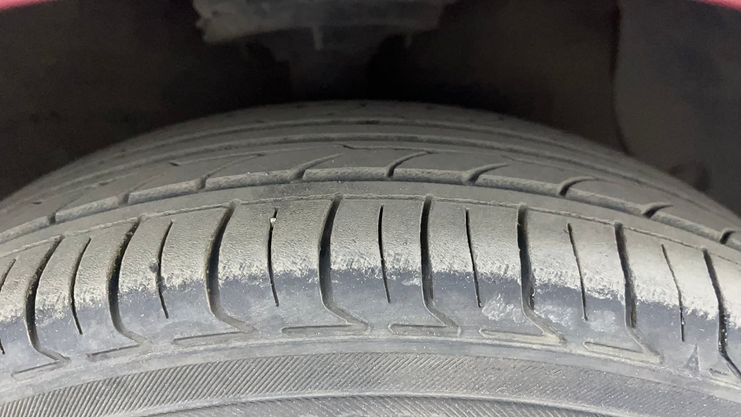 Used 2015 Hyundai Xcent S 1.1 CRDi Diesel Manual tyres RIGHT FRONT TYRE TREAD VIEW