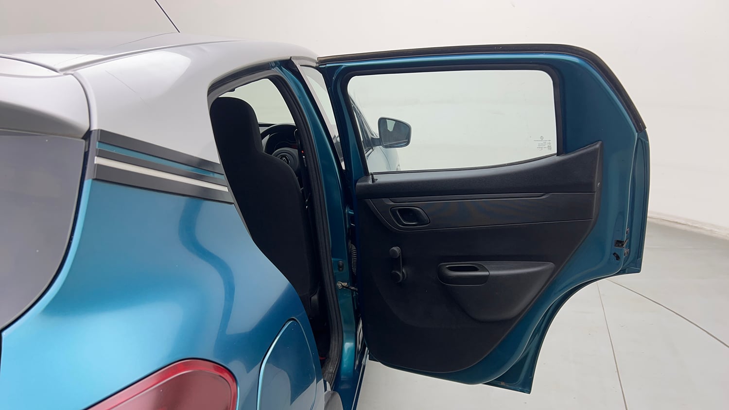 Used 2021 Renault Kwid Neotech RXL Petrol Manual interior RIGHT REAR DOOR OPEN VIEW