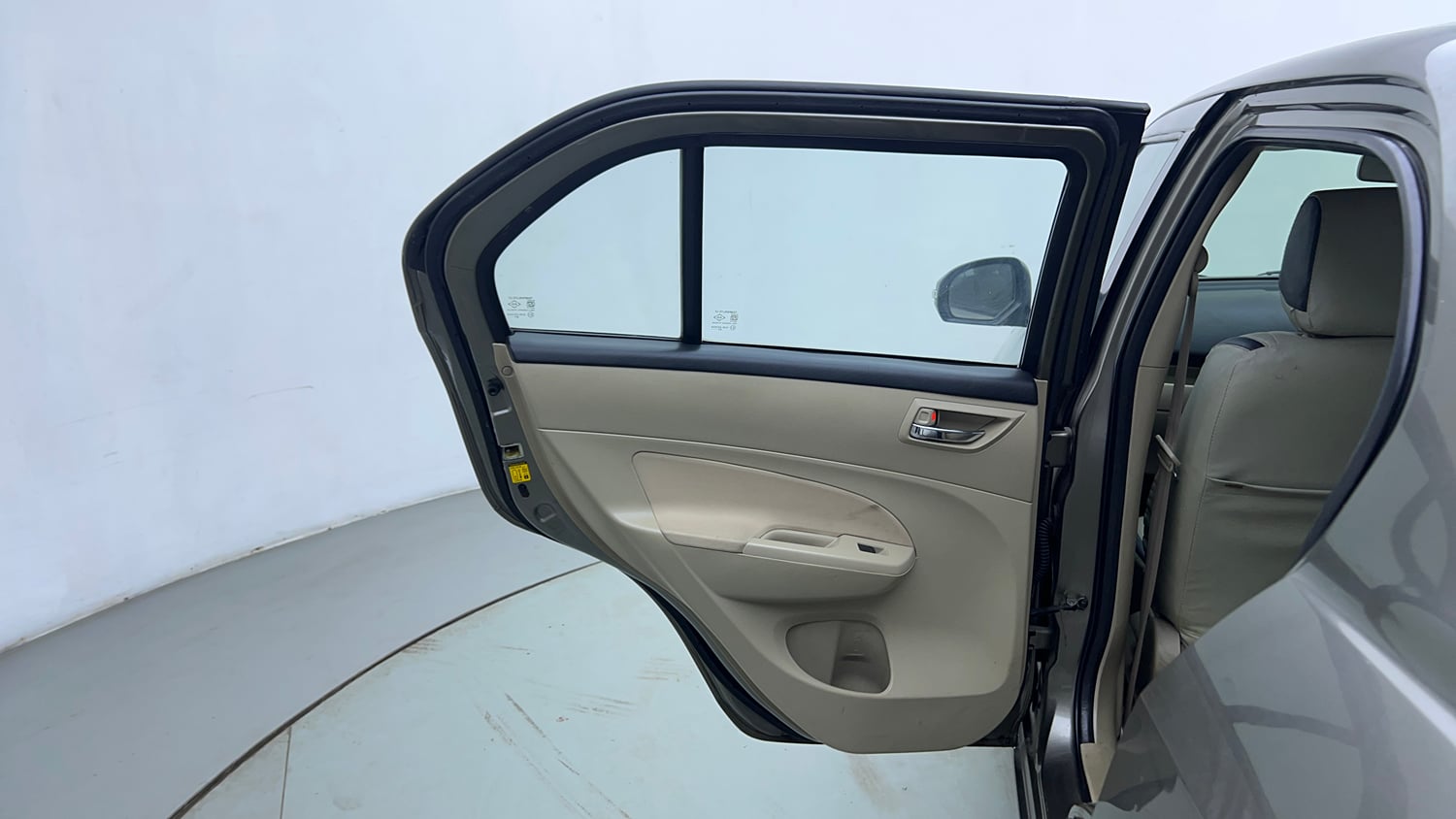 Used 2015 Maruti Suzuki Swift Dzire VXI Petrol Manual interior LEFT REAR DOOR OPEN VIEW