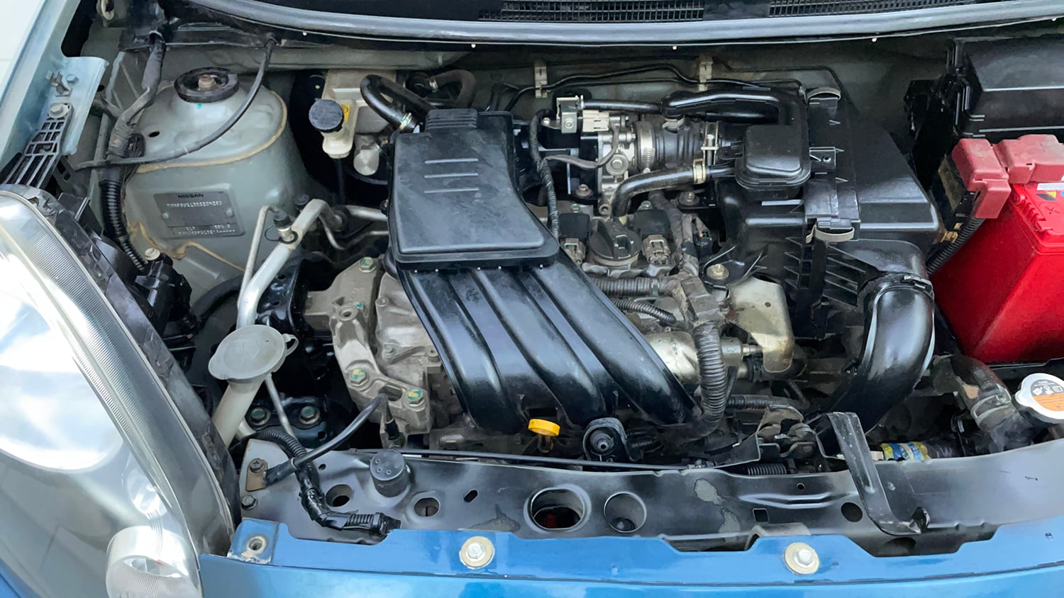 Used 2014 Nissan Micra Active XL Petrol Manual engine ENGINE RIGHT SIDE VIEW