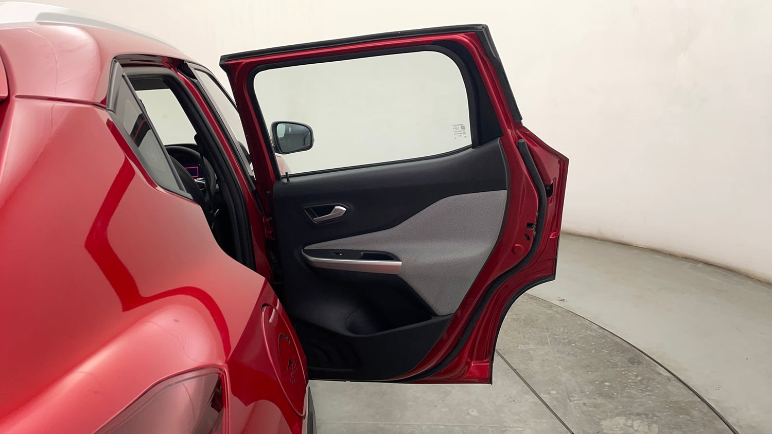 Used 2022 Nissan Magnite XV Turbo Petrol Manual interior RIGHT REAR DOOR OPEN VIEW