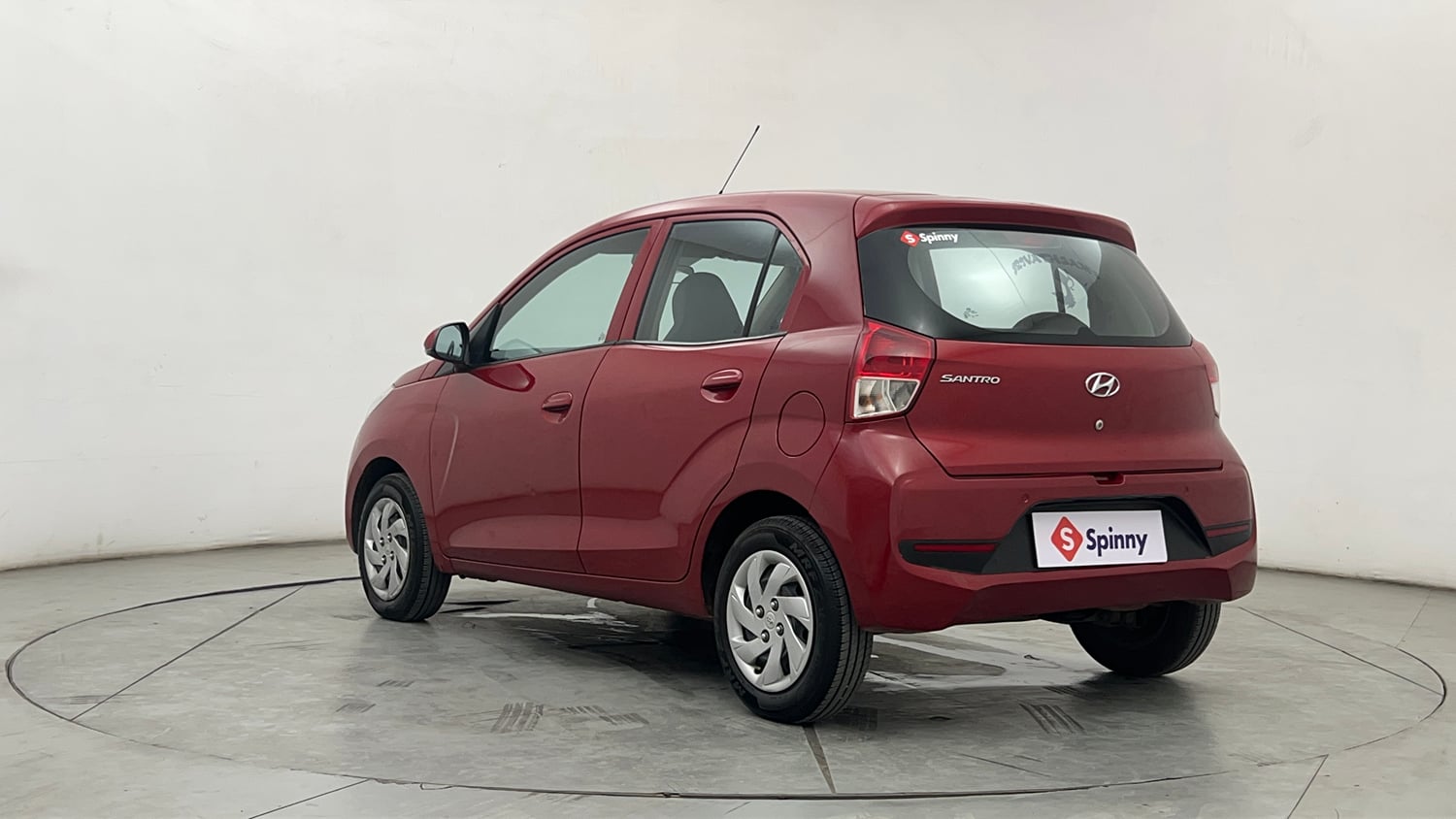 Used 2021 Hyundai Santro Sportz Petrol Manual exterior LEFT REAR CORNER VIEW