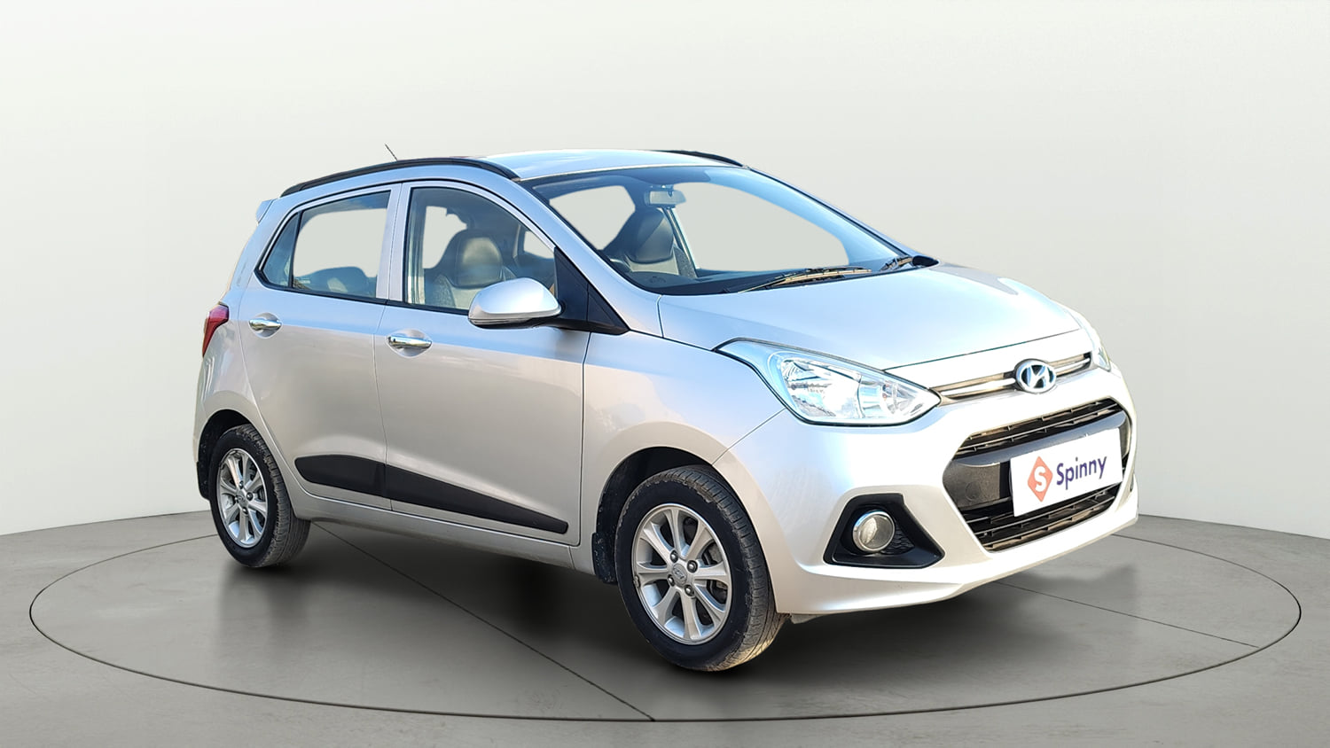 Used 2013 Hyundai Grand i10 Asta 1.2 Kappa VTVT Petrol Manual exterior RIGHT FRONT CORNER VIEW