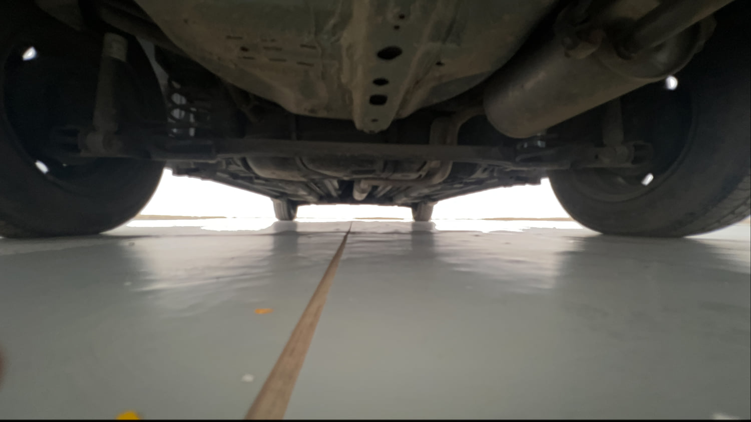 Used 2013 Maruti Suzuki Swift Dzire VXI Petrol Manual extra REAR UNDERBODY VIEW (TAKEN FROM REAR)