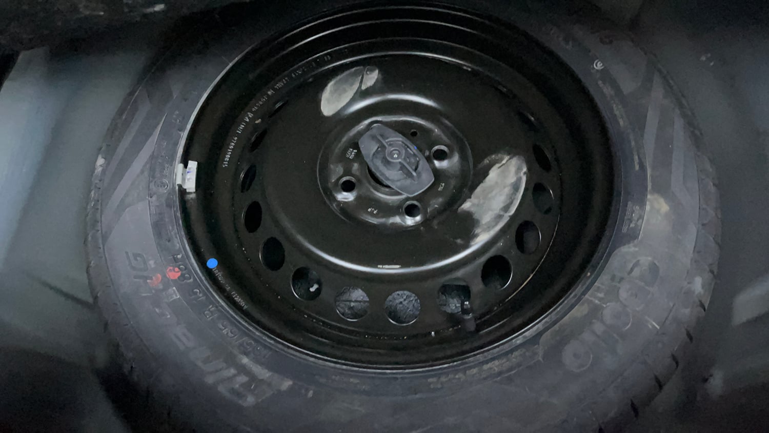 Used 2022 Maruti Suzuki Baleno Delta MT Petrol Manual tyres SPARE TYRE VIEW