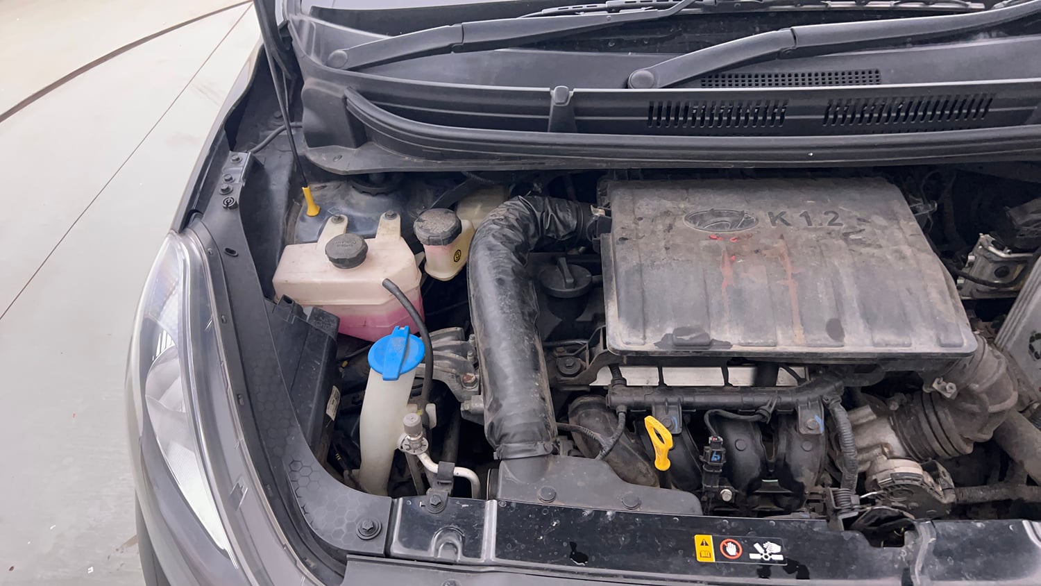 Used 2022 Hyundai Grand i10 Nios Sportz 1.2 Kappa VTVT Petrol Manual engine ENGINE RIGHT SIDE VIEW
