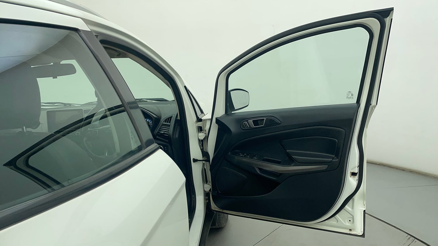 Used 2019 Ford EcoSport Titanium 1.5L TDCi Diesel Manual interior RIGHT FRONT DOOR OPEN VIEW