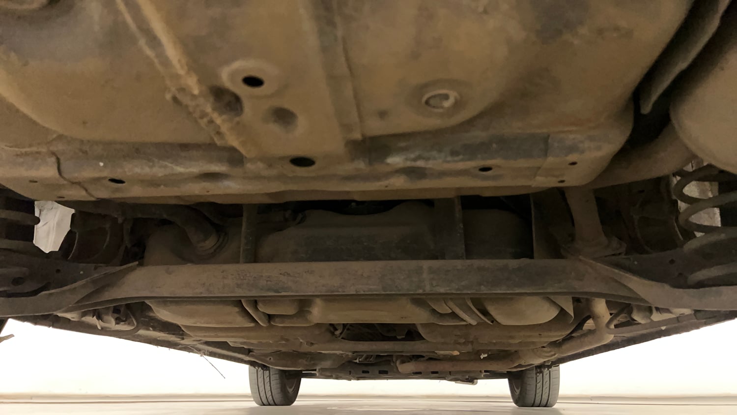Used 2018 Honda City VX CVT Petrol Petrol Automatic extra REAR UNDERBODY VIEW (TAKEN FROM REAR)