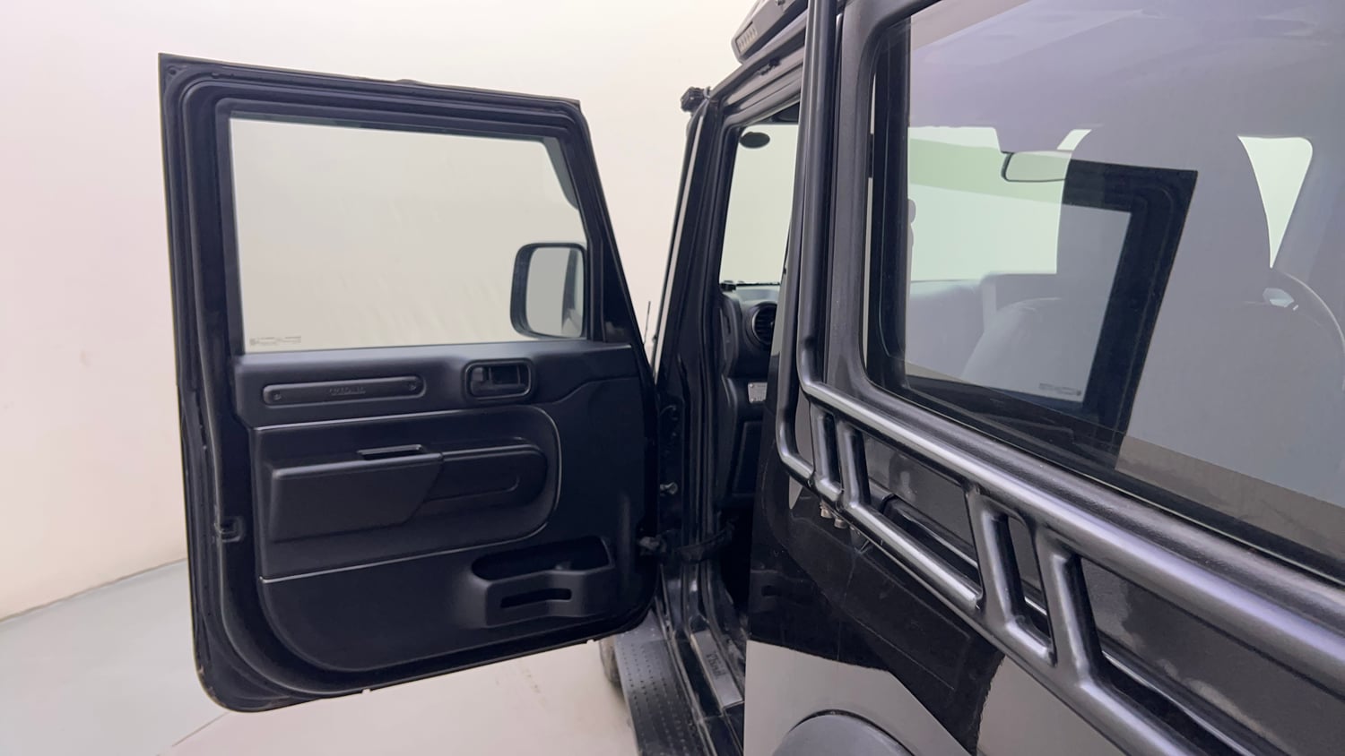 Used 2021 mahindra Thar LX Hard Top Petrol MT 4WD Petrol Manual interior LEFT FRONT DOOR OPEN VIEW