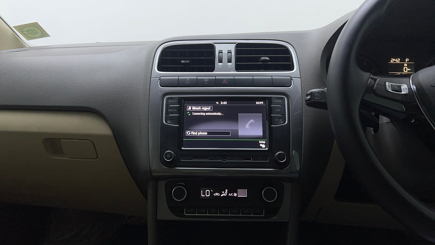 Used 2021 Volkswagen Vento Highline 1.0L TSI Automatic Petrol Automatic top_features Touch screen infotainment system