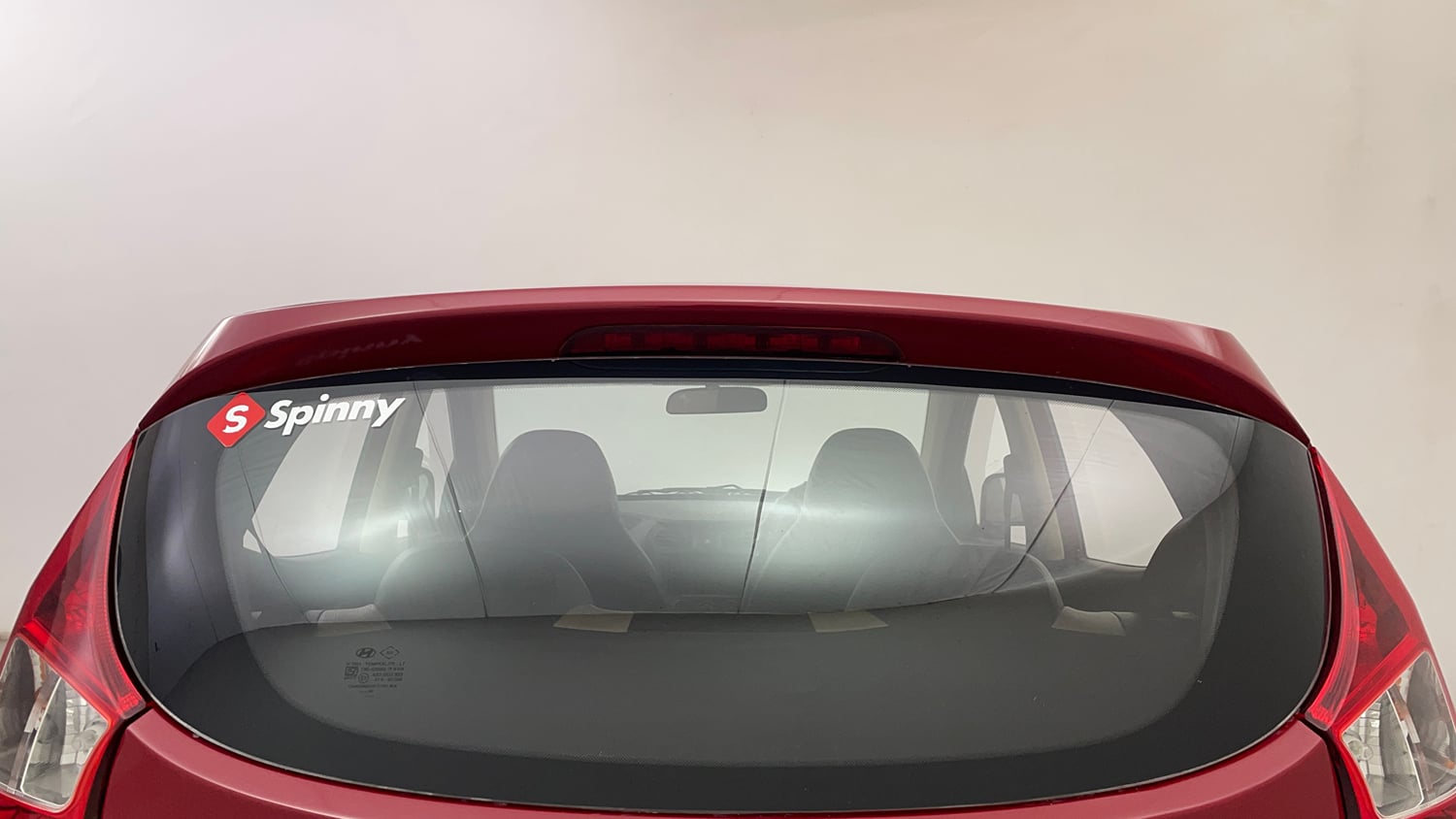 Used 2015 Hyundai Eon D-Lite + Petrol Manual exterior BACK WINDSHIELD VIEW