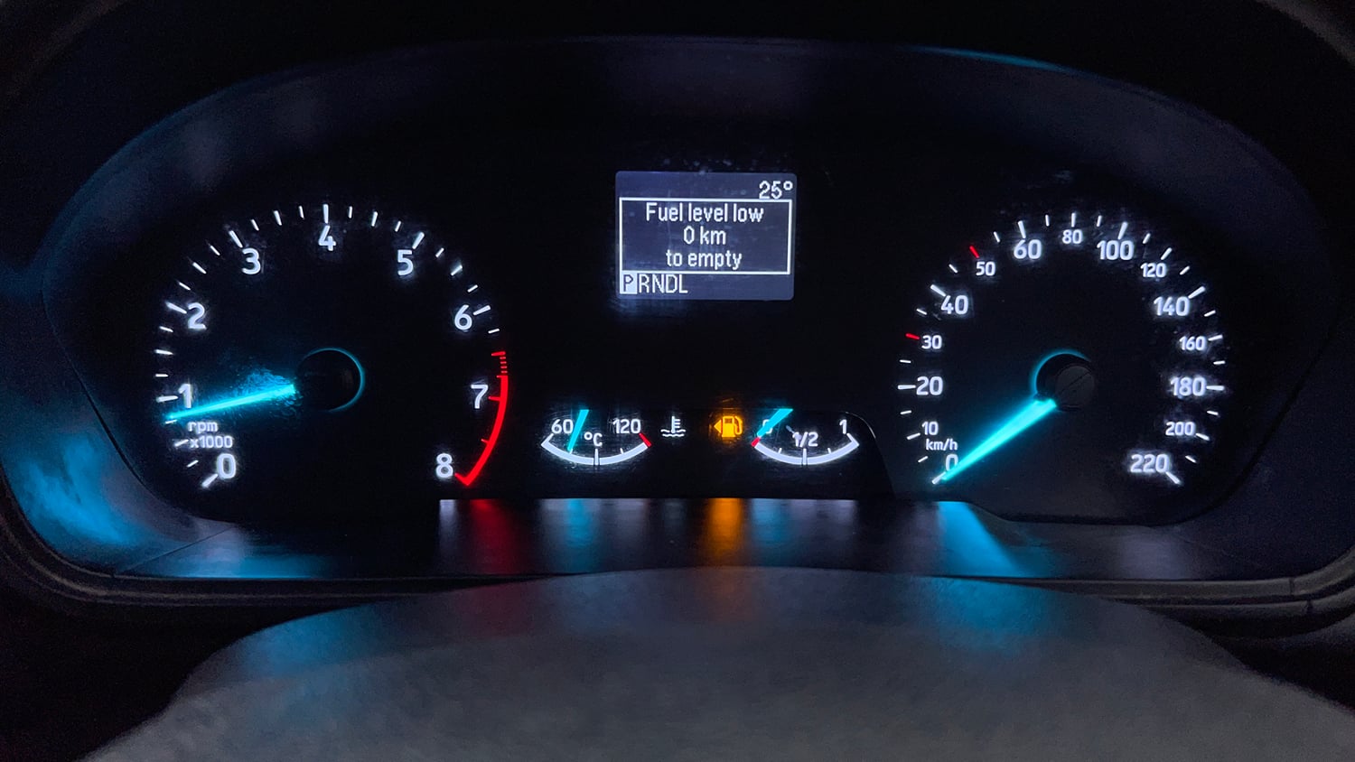 Used 2018 Ford EcoSport Trend + 1.5L Ti-VCT AT Petrol Automatic interior CLUSTERMETER VIEW