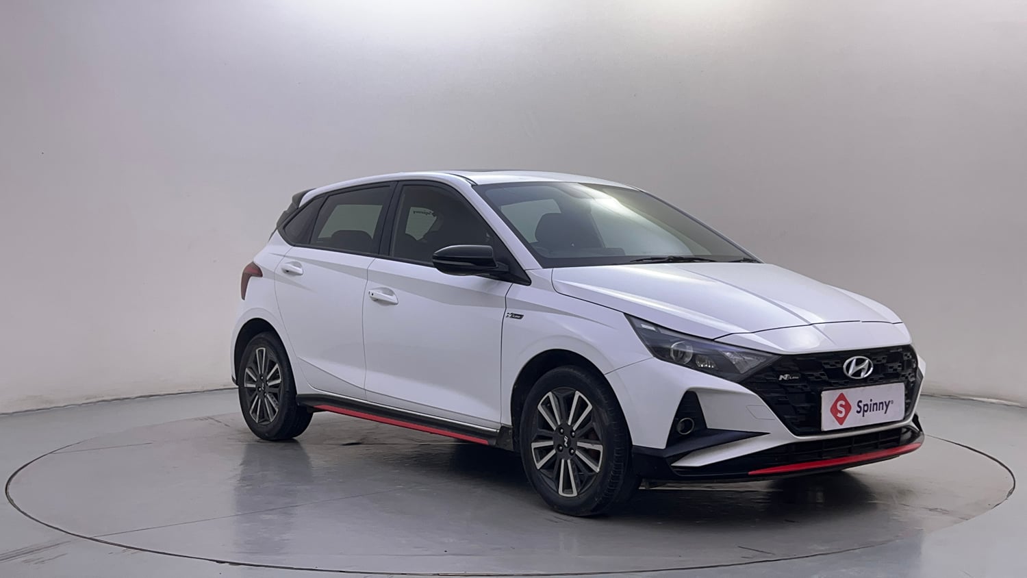 Used 2023 Hyundai i20 N Line N8 1.0 Turbo DCT Petrol Automatic exterior RIGHT FRONT CORNER VIEW