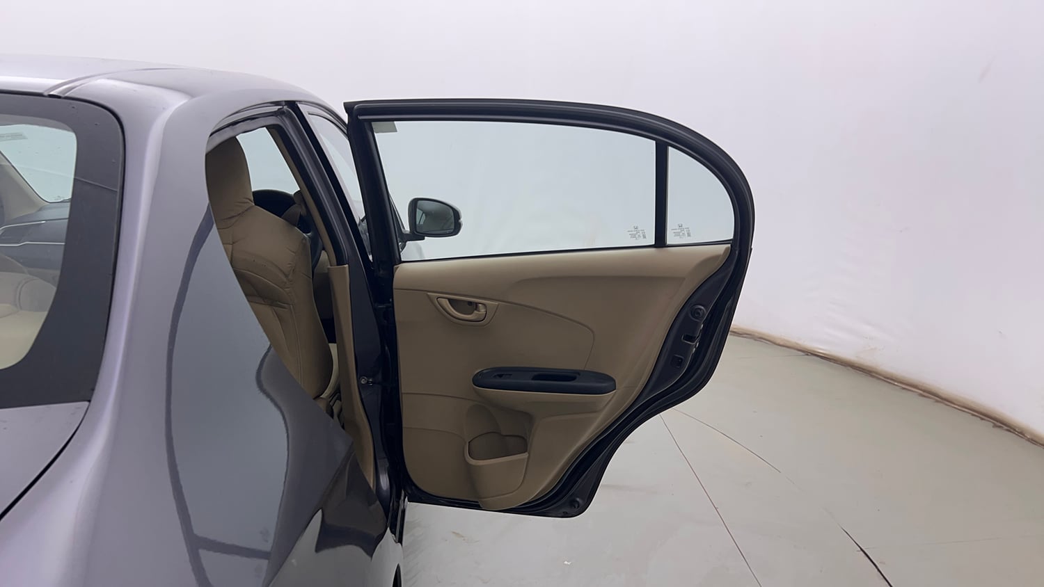 Used 2017 Honda Amaze 1.2 S i-VTEC Opt Petrol Manual interior RIGHT REAR DOOR OPEN VIEW
