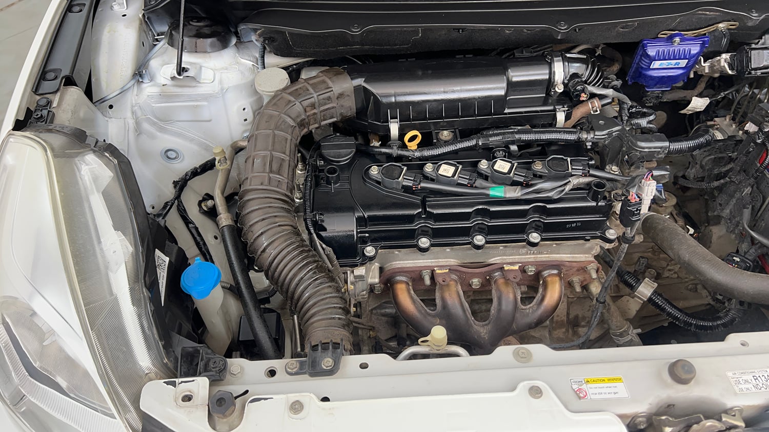 Used 2016 Maruti Suzuki Baleno Delta Petrol+CNG (Outside Fitted) Cng Manual engine ENGINE RIGHT SIDE VIEW