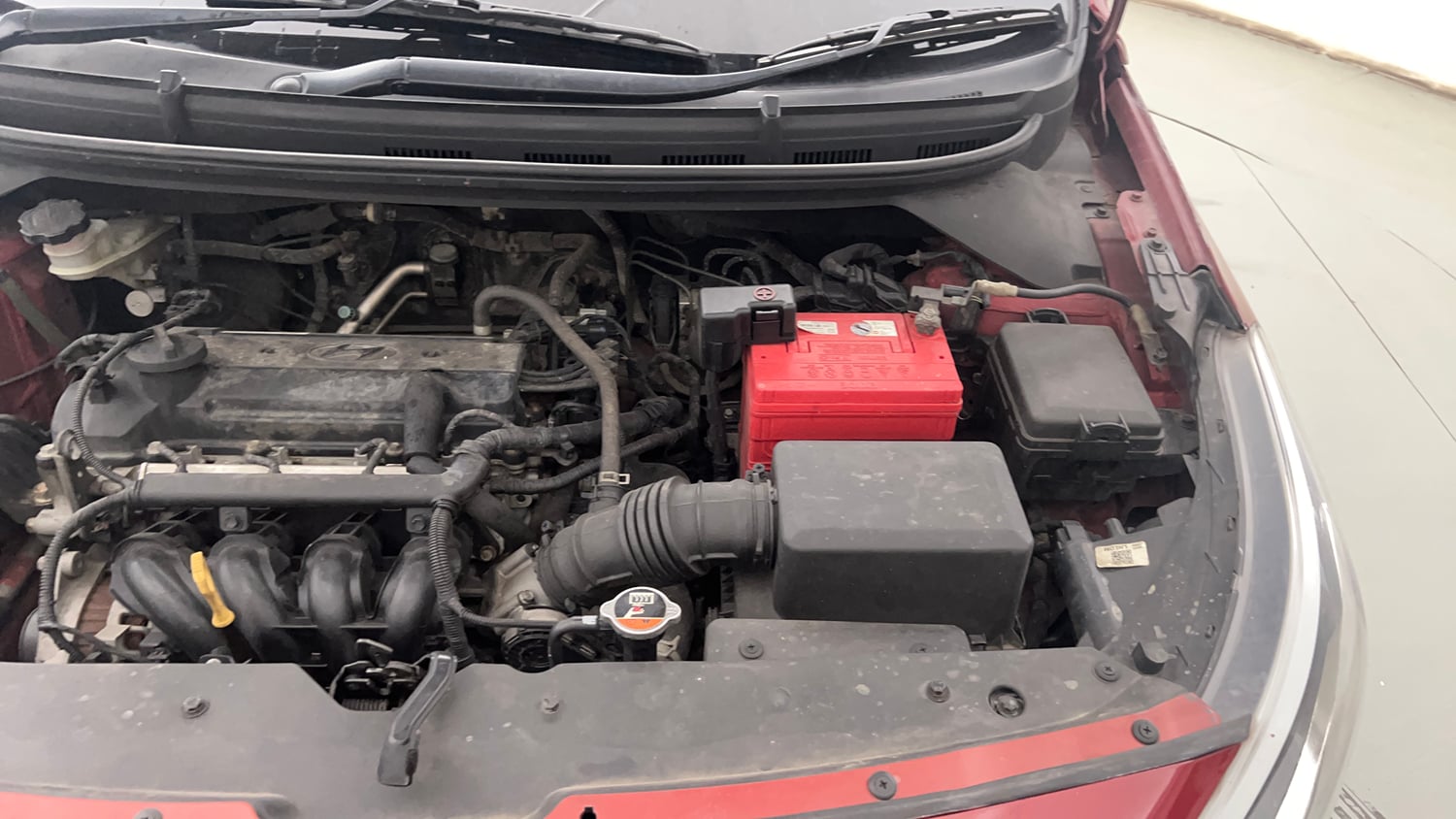 Used 2017 Hyundai Elite i20 Asta 1.2 Petrol Manual engine ENGINE LEFT SIDE VIEW