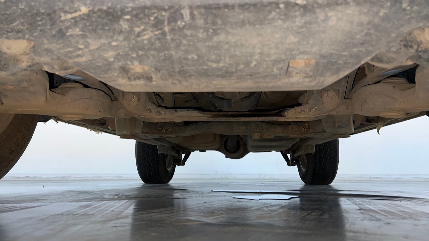 Used 2024 Mahindra Thar LX Hard Top Diesel MT RWD Diesel Manual extra FRONT LEFT UNDERBODY VIEW