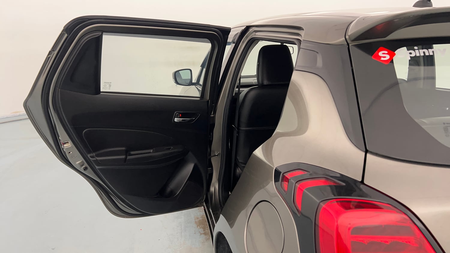 Used 2022 Maruti Suzuki Swift VXi Petrol Manual interior LEFT REAR DOOR OPEN VIEW