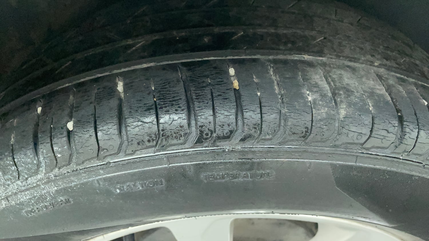 Used 2019 Ford EcoSport Titanium 1.5L TDCi Diesel Manual tyres RIGHT REAR TYRE TREAD VIEW