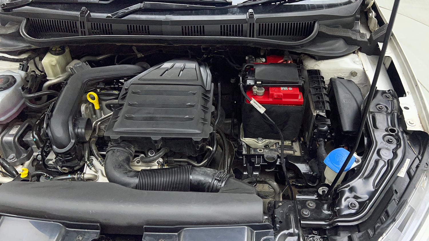 Used 2022 Volkswagen Virtus Highline 1.0 TSI AT Petrol Automatic engine ENGINE LEFT SIDE VIEW