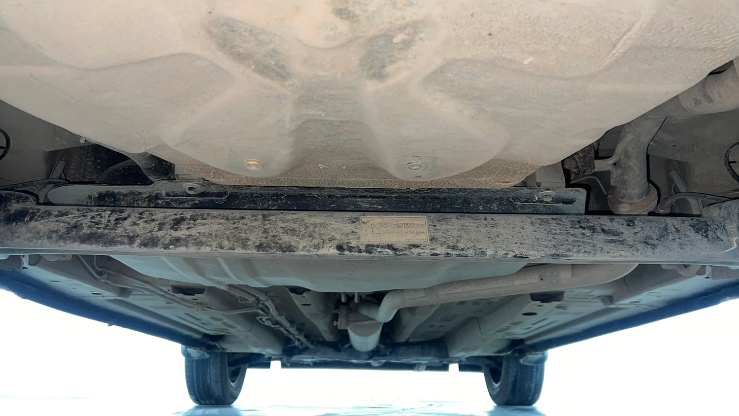 Used 2023 Tata Punch Accomplished Dazzle Pack AMT Petrol Automatic extra REAR UNDERBODY VIEW (TAKEN FROM REAR)