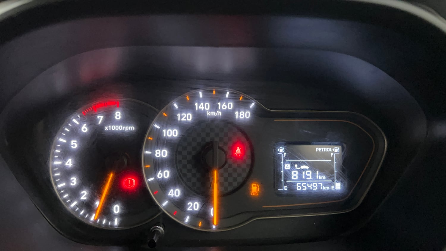 Used 2021 hyundai Santro Sportz Executive CNG Cng Manual interior CLUSTERMETER VIEW