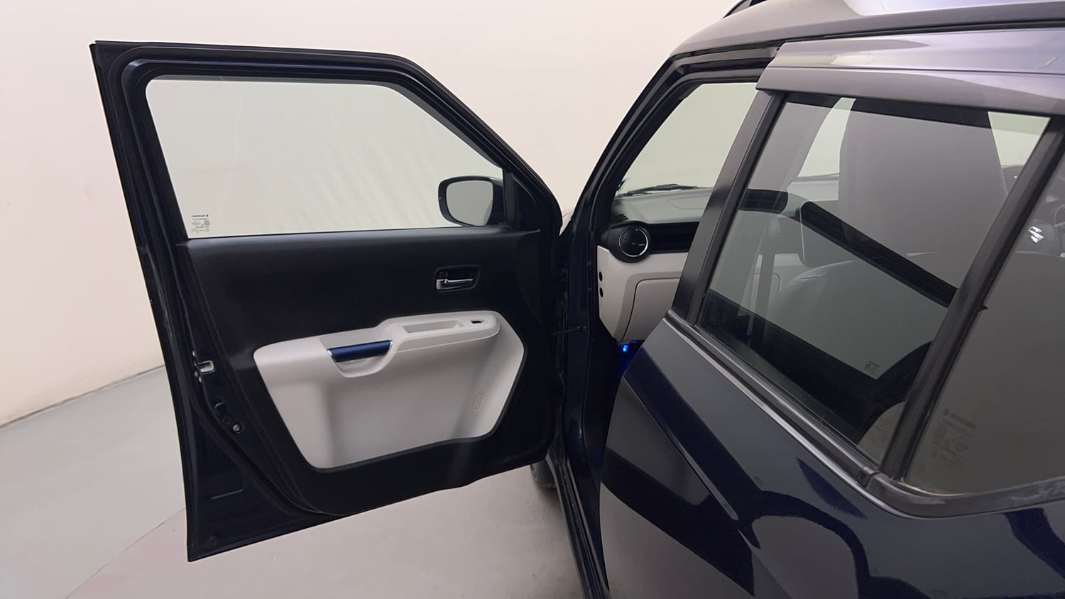 Used 2024 Maruti Suzuki Ignis Zeta 1.2 AMT Petrol Automatic interior LEFT FRONT DOOR OPEN VIEW