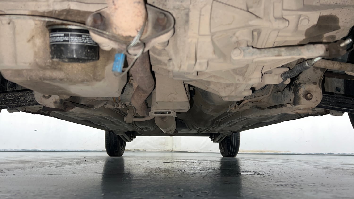 Used 2017 Maruti Suzuki Alto K10 VXi Petrol Manual extra FRONT LEFT UNDERBODY VIEW