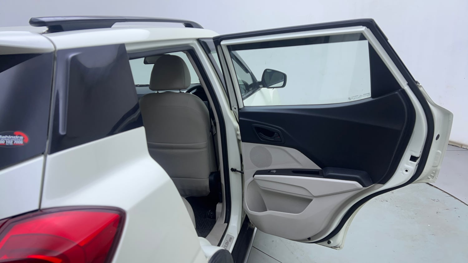 Used 2021 Mahindra XUV 300 W6 1.2 Petrol Petrol Manual interior RIGHT REAR DOOR OPEN VIEW