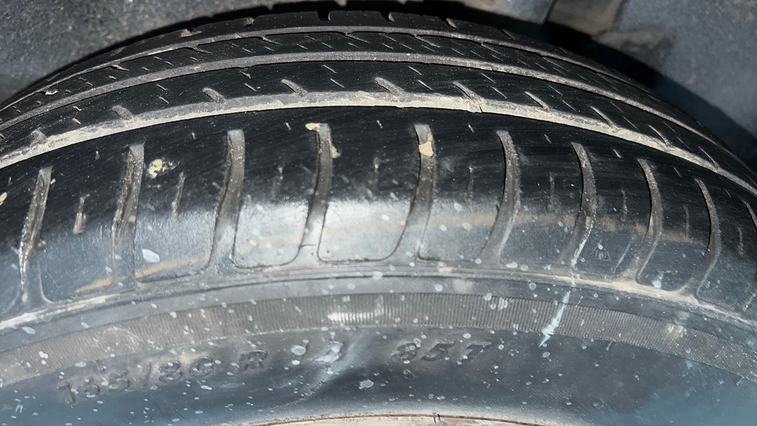 Used 2019 Maruti Suzuki Dzire VXi Petrol Manual tyres LEFT REAR TYRE TREAD VIEW