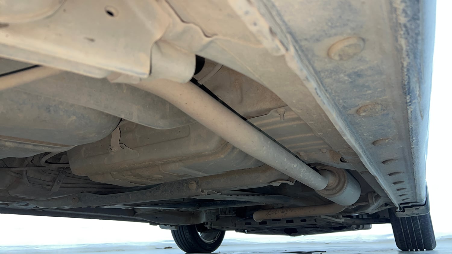Used 2022 Honda City ZX CVT Petrol Petrol Automatic extra REAR RIGHT UNDERBODY VIEW