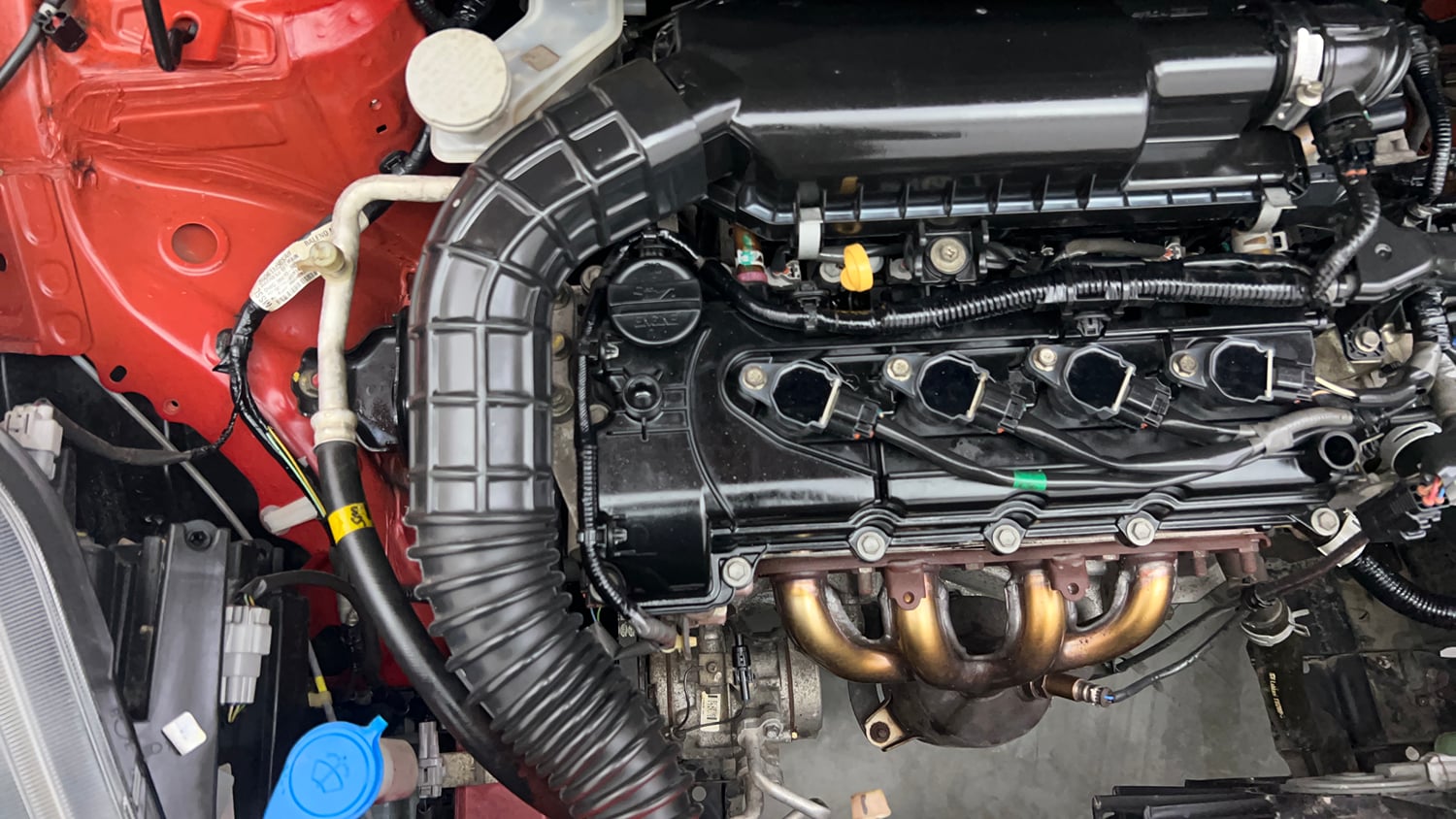 Used 2019 Maruti Suzuki Baleno Delta Petrol Manual engine ENGINE RIGHT SIDE VIEW
