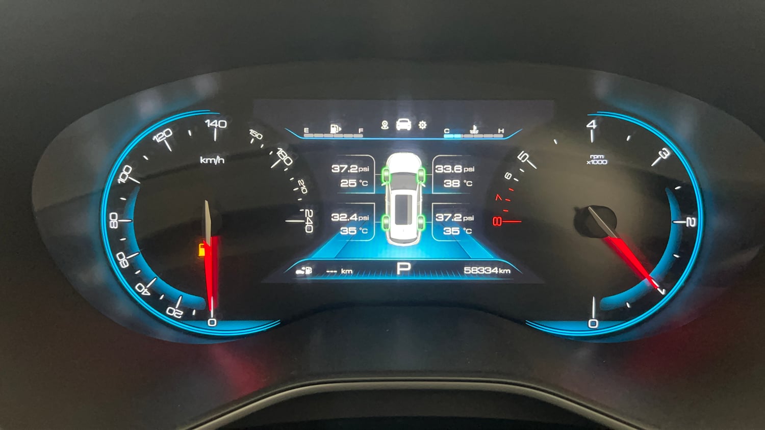 Used 2021 MG Motors Hector Sharp 1.5 Petrol Turbo DCT Petrol Automatic interior CLUSTERMETER VIEW