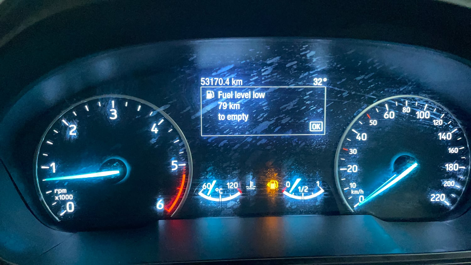 Used 2019 Ford EcoSport Titanium + 1.5L TDCi Diesel Manual interior CLUSTERMETER VIEW