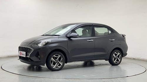 Used 2022 Hyundai Aura SX 1.2 CNG Cng Manual exterior LEFT FRONT CORNER VIEW