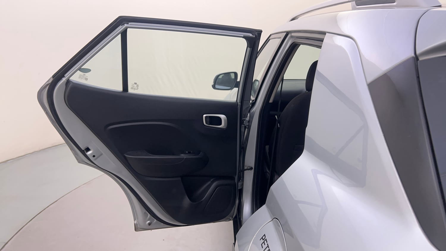 Used 2019 Hyundai Venue SX Plus 1.0 Turbo DCT Petrol Automatic interior LEFT REAR DOOR OPEN VIEW