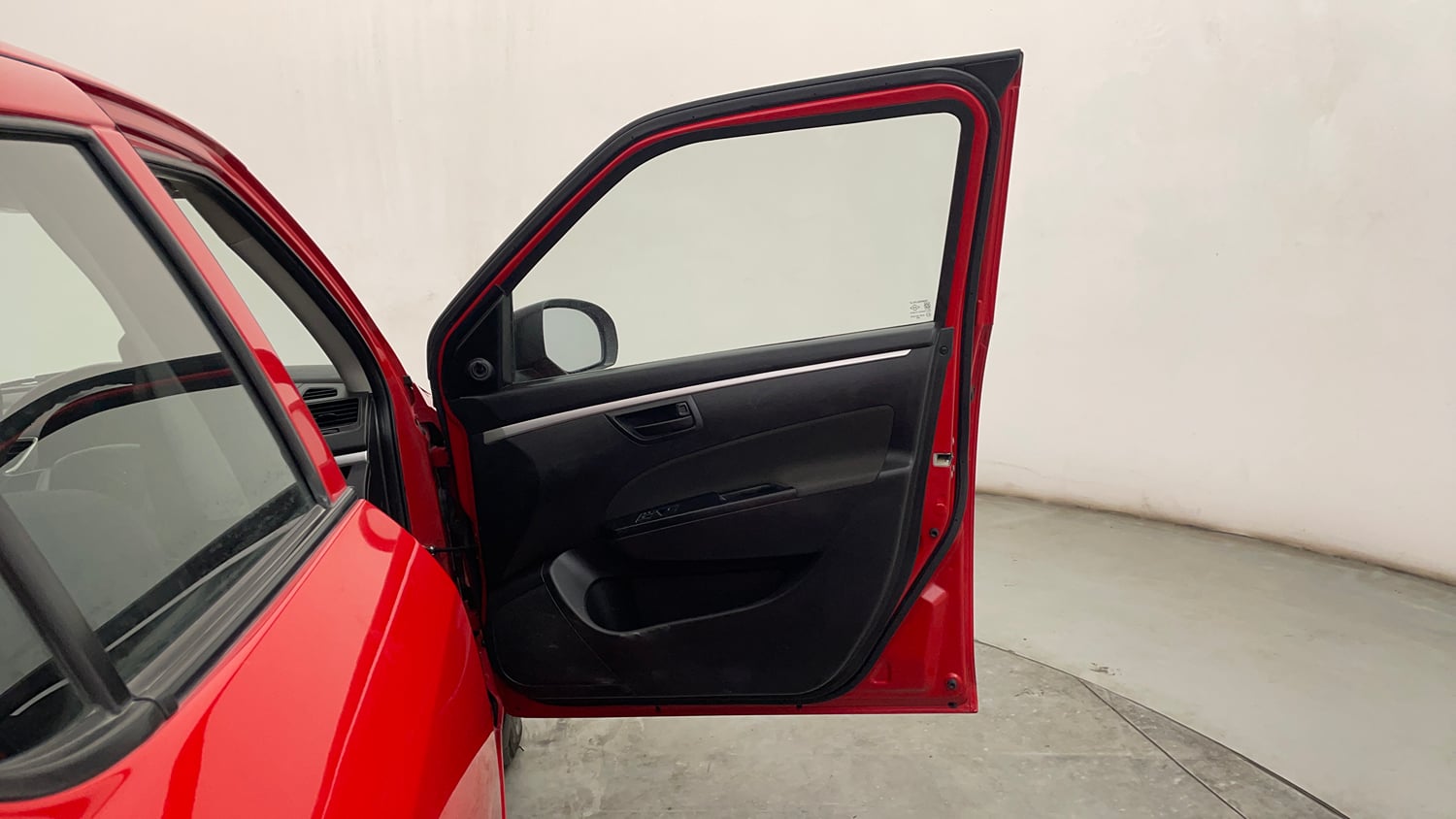 Used 2017 Maruti Suzuki Swift Lxi ABS (O) Petrol Manual interior RIGHT FRONT DOOR OPEN VIEW
