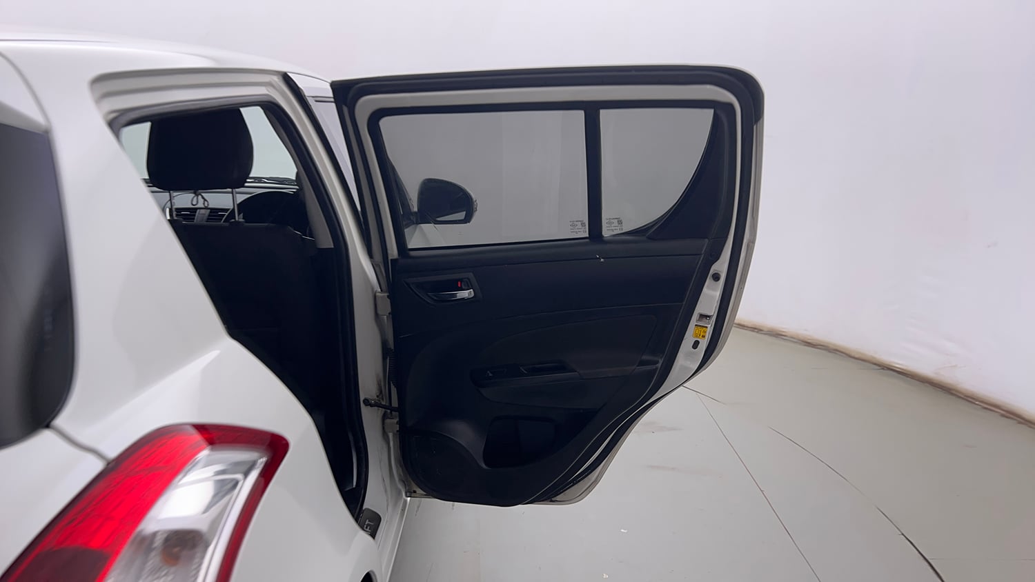 Used 2015 Maruti Suzuki Swift VXi Petrol Manual interior RIGHT REAR DOOR OPEN VIEW