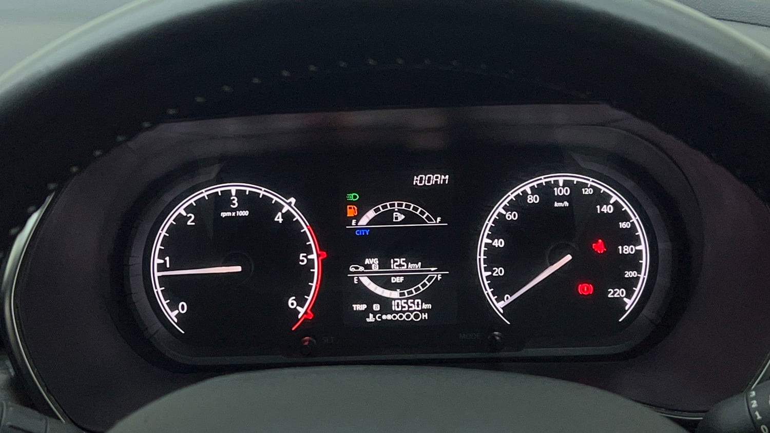 Used 2022 Tata Harrier XT Diesel Manual interior CLUSTERMETER VIEW