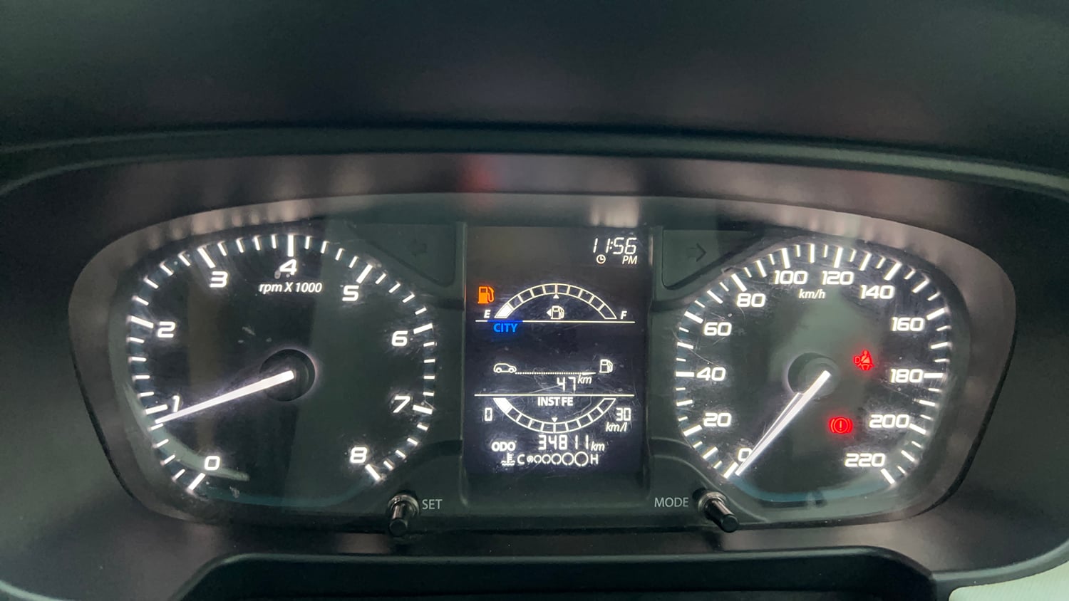 Used 2023 Tata Punch Pure MT Petrol Manual interior CLUSTERMETER VIEW