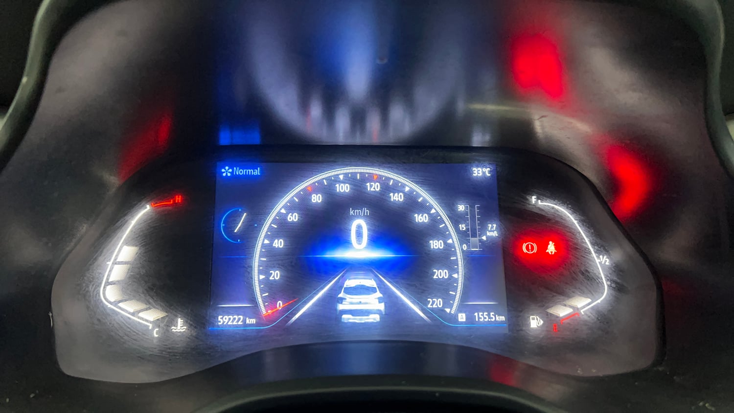 Used 2021 Renault Kiger RXZ MT Petrol Manual interior CLUSTERMETER VIEW