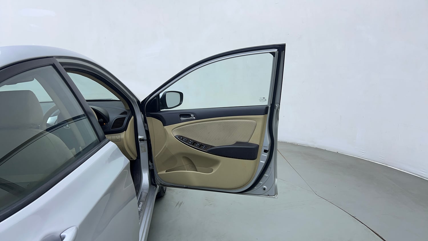 Used 2016 Hyundai Verna 1.6 VTVT SX Petrol Manual interior RIGHT FRONT DOOR OPEN VIEW