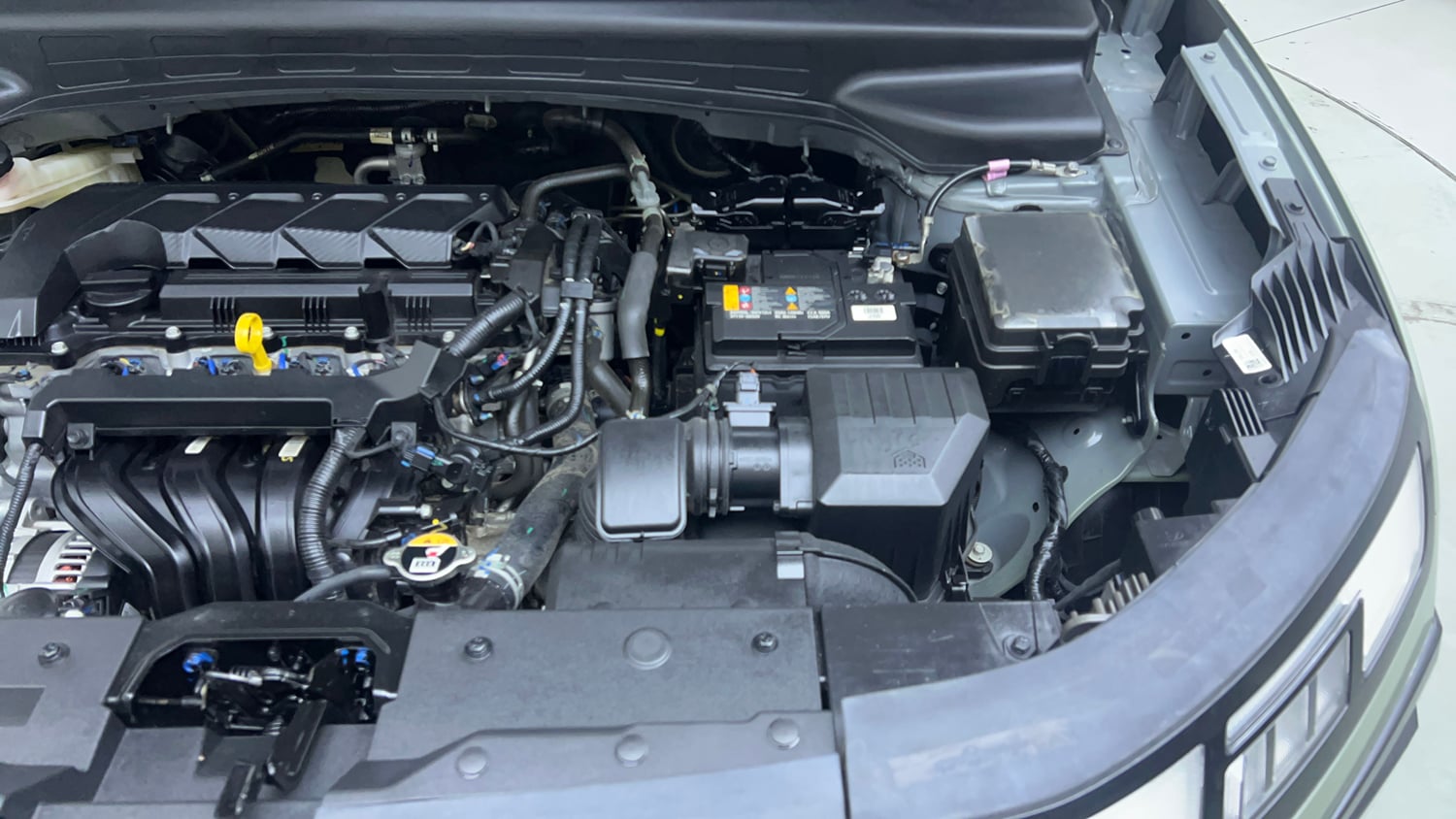 Used 2025 Hyundai Creta 1.5 MPi Petrol IVT SX(O) Petrol Automatic engine ENGINE LEFT SIDE VIEW