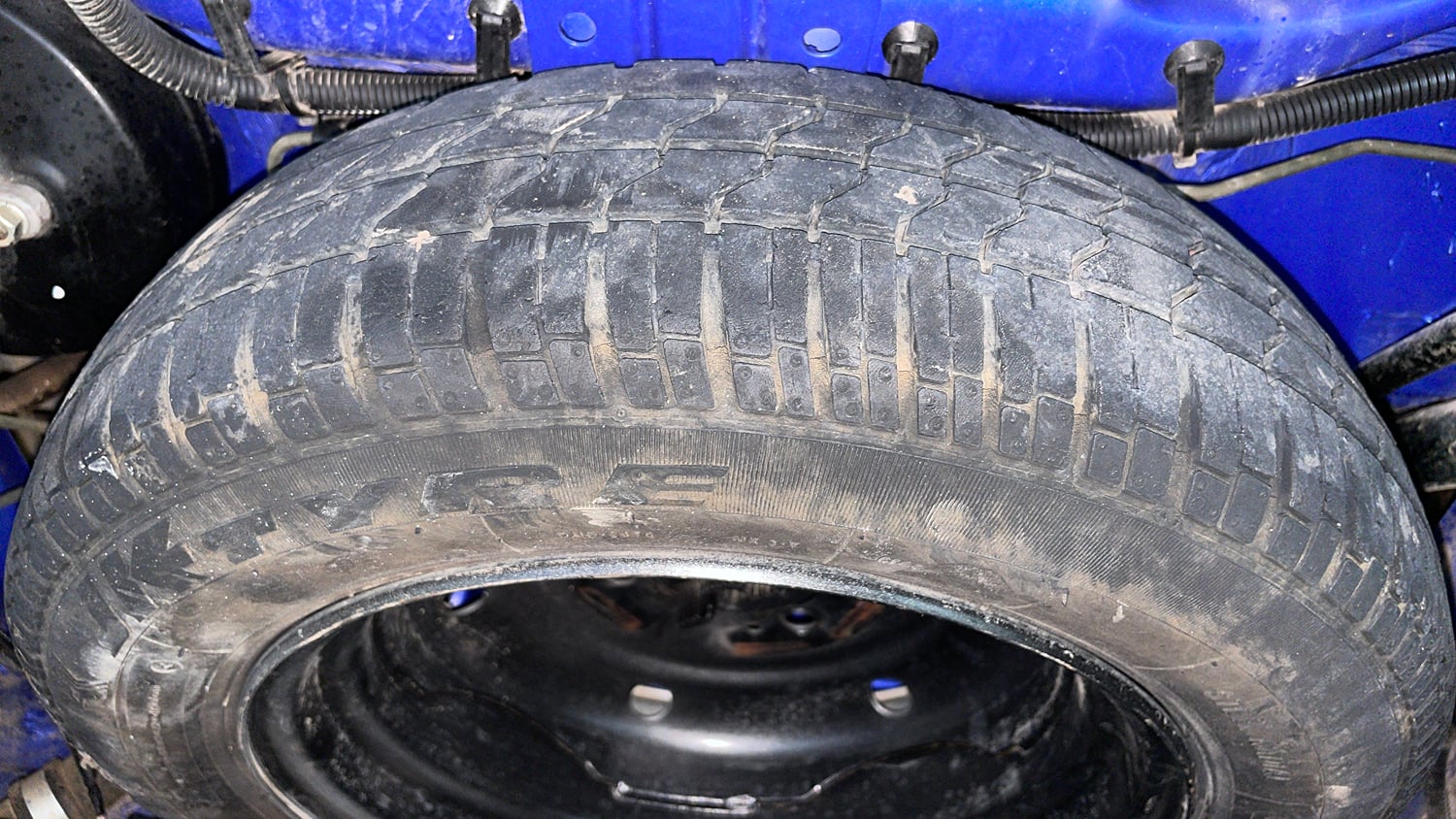 Used 2017 Tata Nano Twist XTA Petrol Automatic tyres SPARE TYRE VIEW