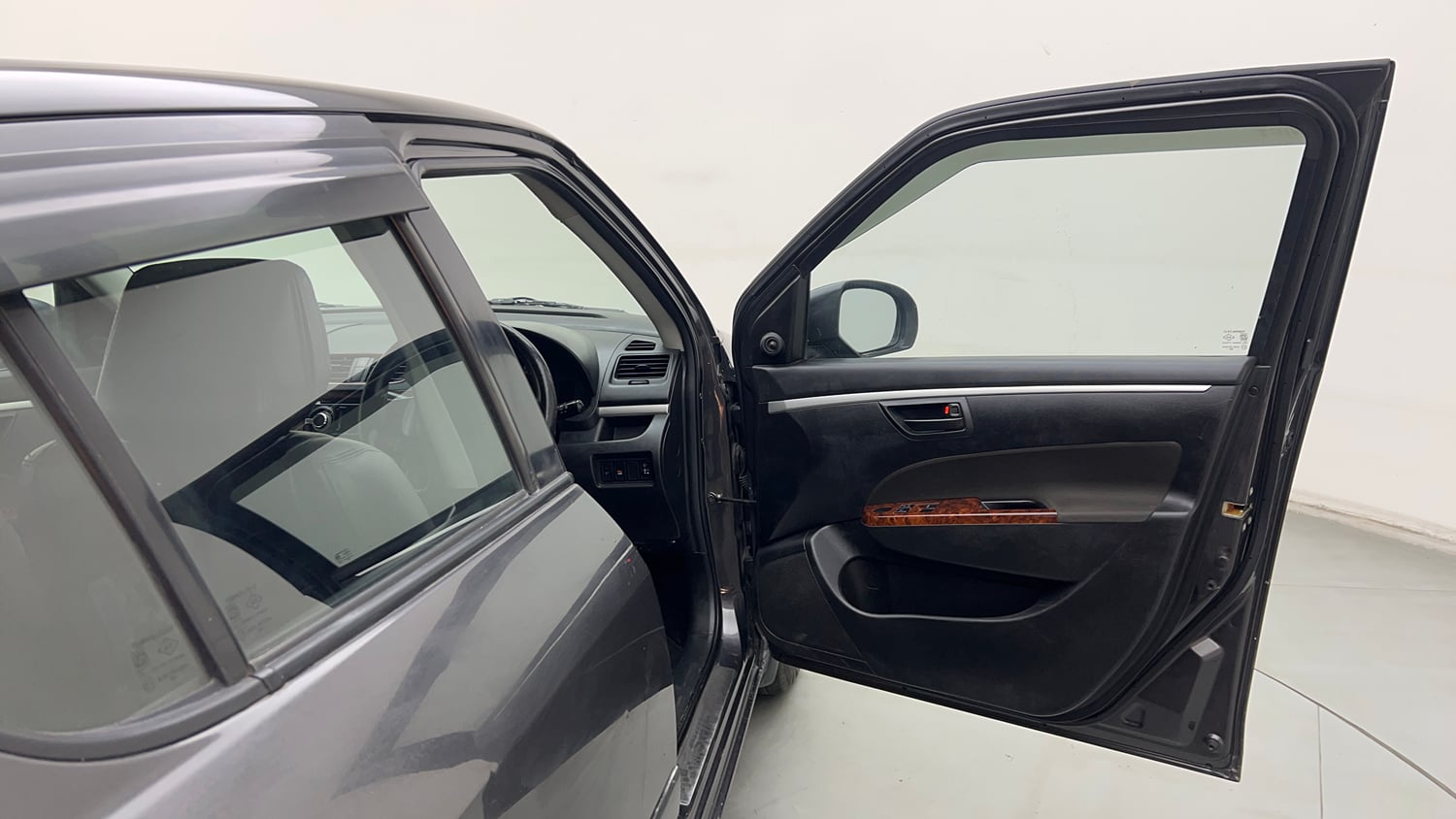Used 2017 Maruti Suzuki Swift Lxi (O) Petrol Manual interior RIGHT FRONT DOOR OPEN VIEW