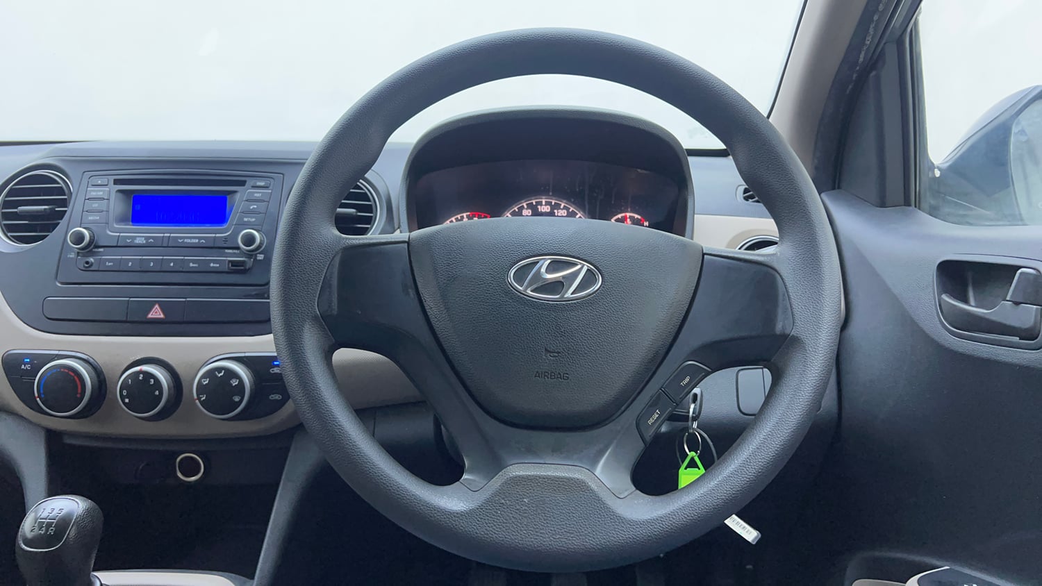 Used 2017 Hyundai Grand i10 Magna 1.2 Kappa VTVT Petrol Manual interior STEERING VIEW
