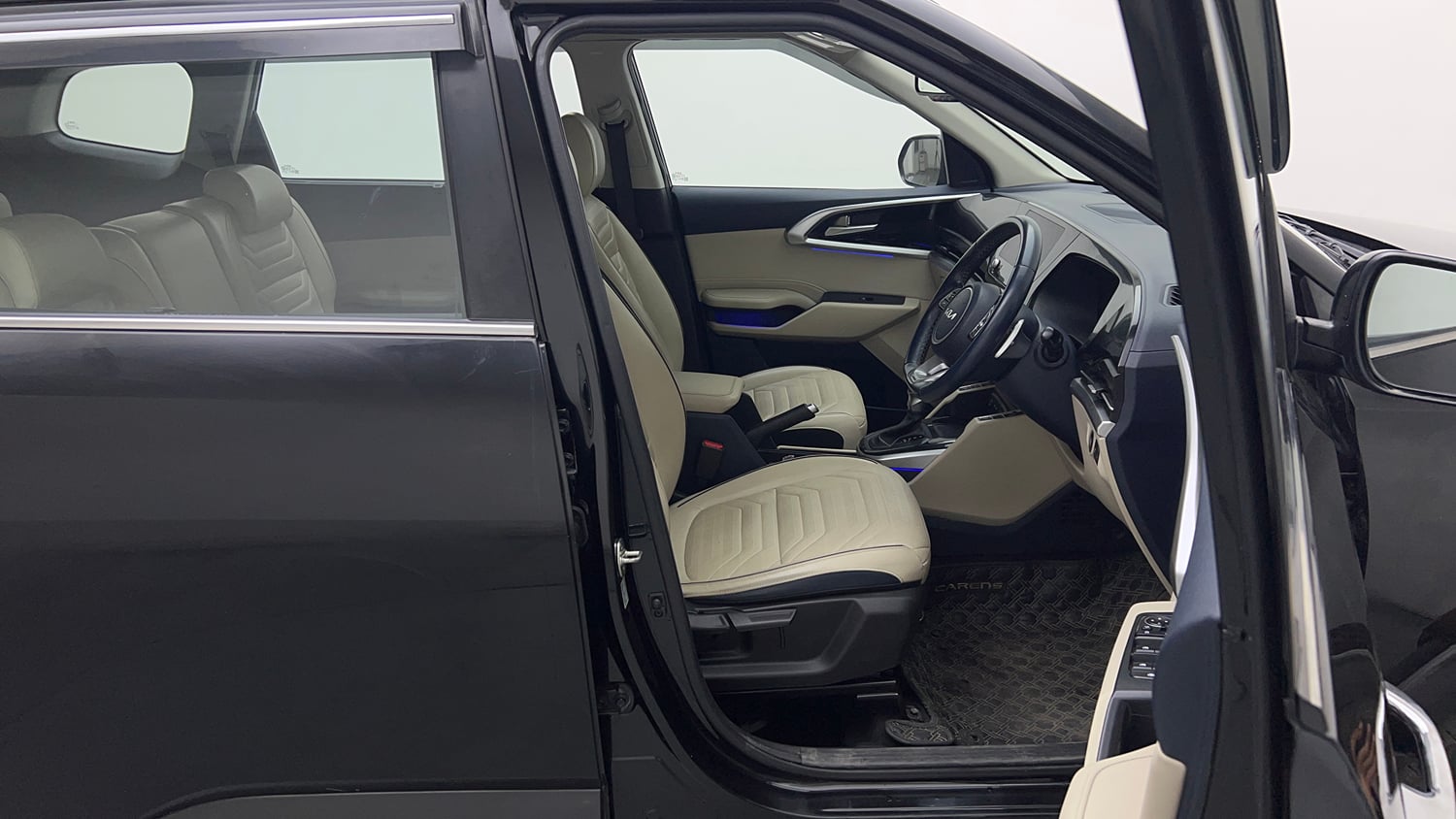 Used 2022 Kia Carens Luxury Plus 1.5 Diesel AT 7 STR Diesel Automatic interior RIGHT SIDE FRONT DOOR CABIN VIEW